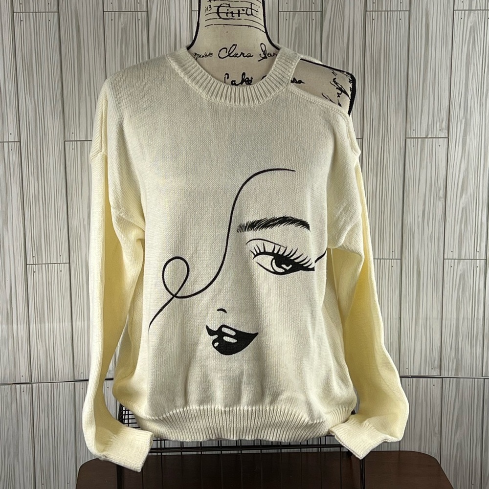 Shein Single Cold Shoulder Light Sweater - Picture 1 of 6